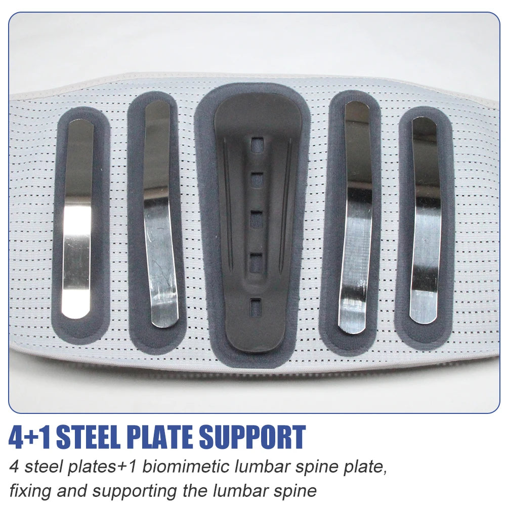 Faja Lumbar Ajustable con Almohadilla Ergonómica | Soporte de Espalda para Alineación de Columna, Ciática, Escoliosis y Hernias – Unisex