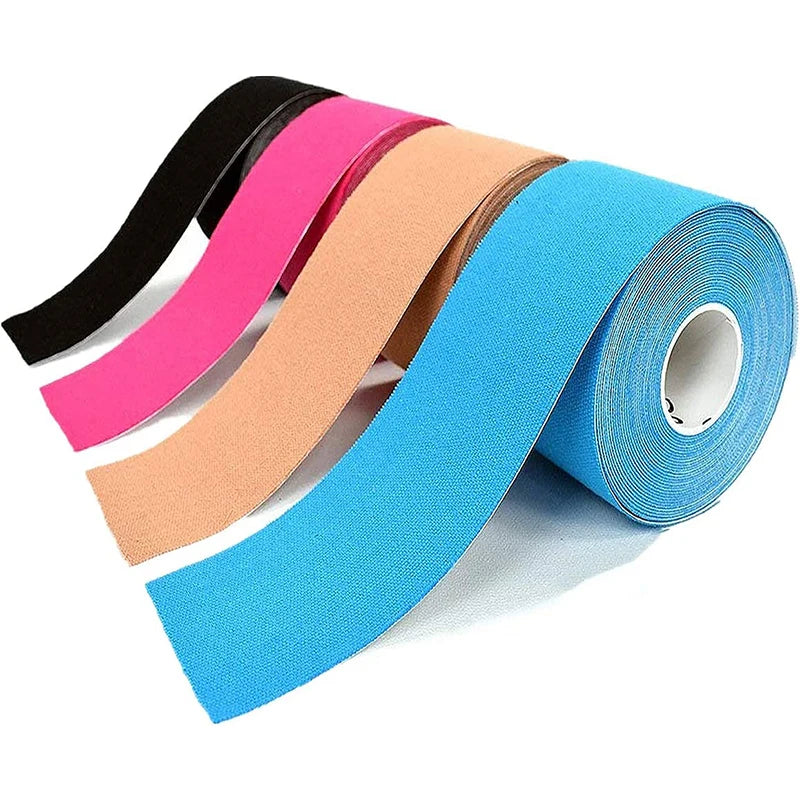 5cm*5m Sport Kinesiology Tape Athletic Elastic Kneepad Muscle Pain Relief Knee Taping Fitness Running Tennis Swimming Football