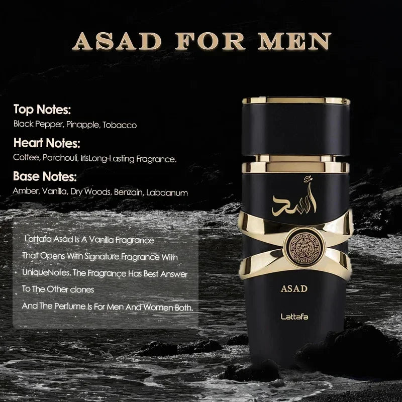 Perfume Hombre Oil Original Eau De Parfum Body Spray Deodorants Men Women Gift  Mor Tous Asad Femme Lasting Fragrances